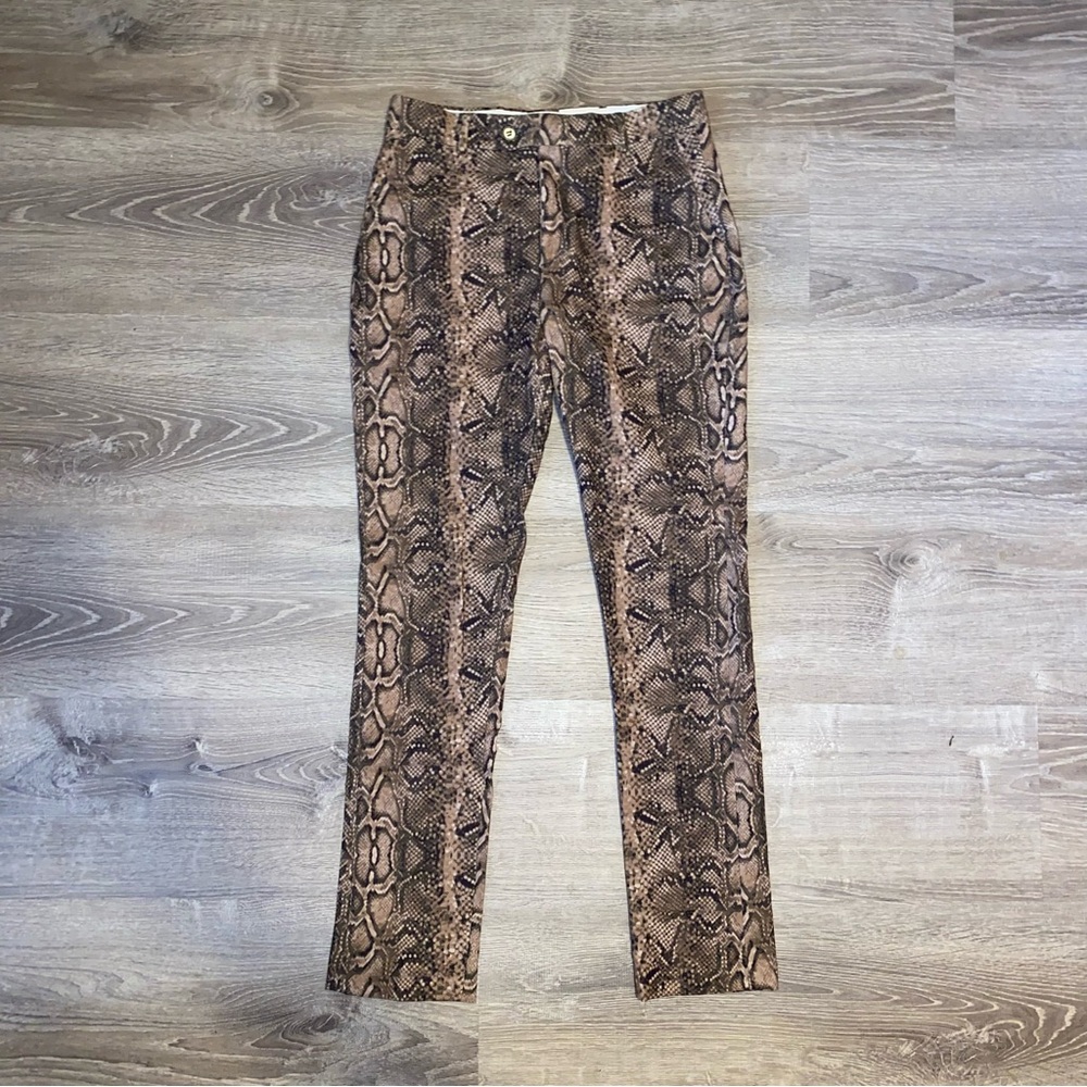 BoohooMAN Snake Print Pants